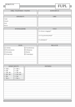 FUPL - karta postaci