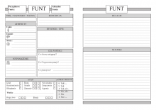 FUNT RPG - uniwersalna karta postaci